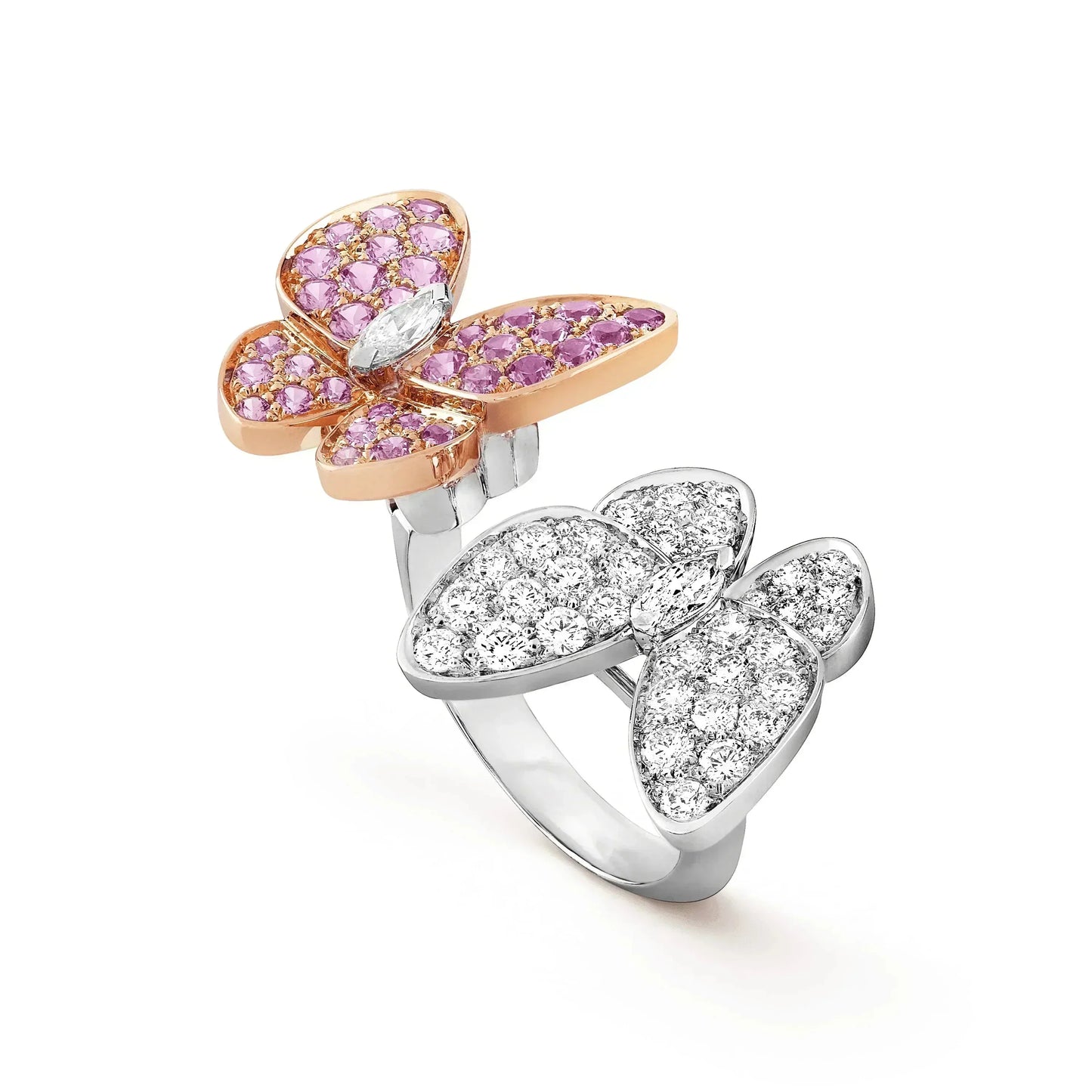 [CiCi]TWIN BUTTERFLY DIAMOND RING
